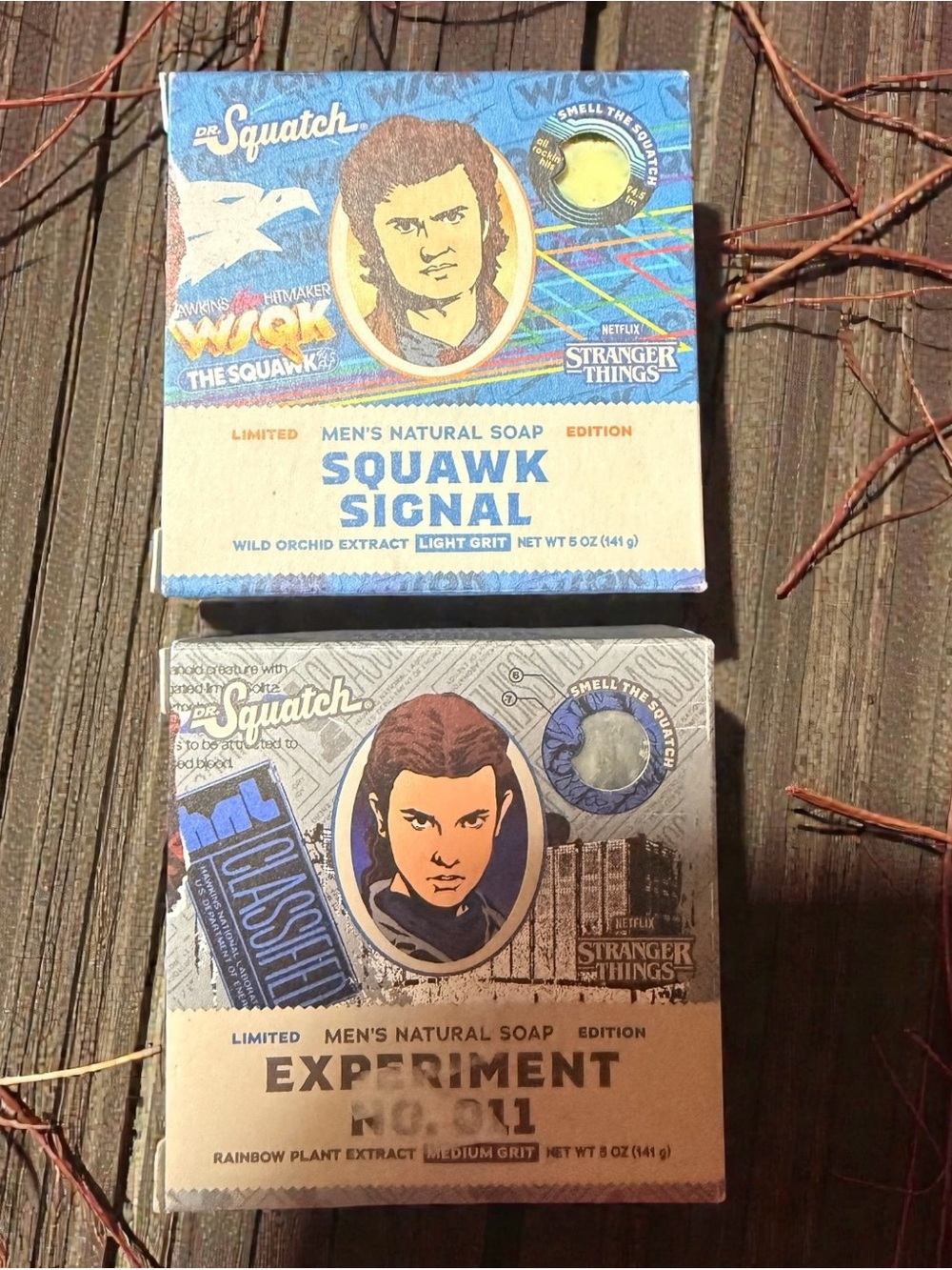 Dr Squatch Squawk Signal & Experiment 101 Soap Bars Limited Edition